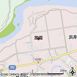 愛知県新城市日吉黒淵周辺の地図