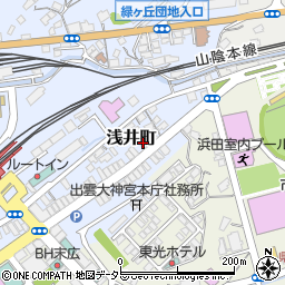 浜田石油ビル周辺の地図