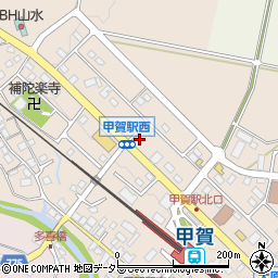 滋賀県甲賀市甲賀町大原市場819周辺の地図