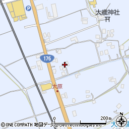 兵庫県三田市大原368周辺の地図