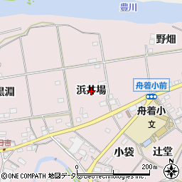 愛知県新城市日吉浜井場周辺の地図