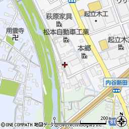 不二電子工業株式会社　岡部工場周辺の地図