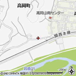 三重県鈴鹿市高岡町1616周辺の地図