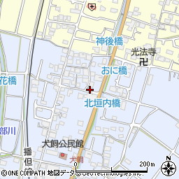 兵庫県姫路市香寺町犬飼348周辺の地図