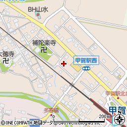 滋賀県甲賀市甲賀町大原市場852周辺の地図