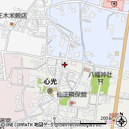 兵庫県たつの市新宮町仙正131周辺の地図
