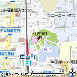 住吉福祉文化会館周辺の地図