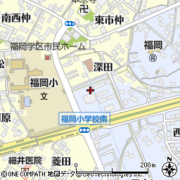愛知県岡崎市上地町赤菱19周辺の地図