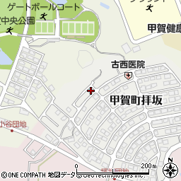 滋賀県甲賀市甲賀町拝坂833-128周辺の地図