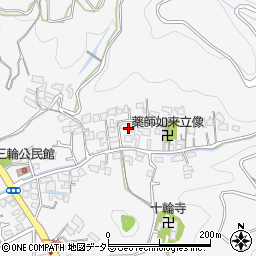 静岡県藤枝市岡部町三輪490周辺の地図