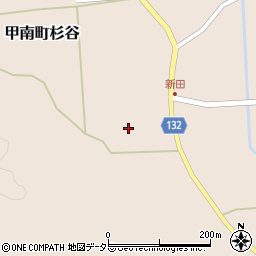 滋賀県甲賀市甲南町杉谷3552周辺の地図