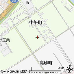 愛知県半田市中午町93周辺の地図