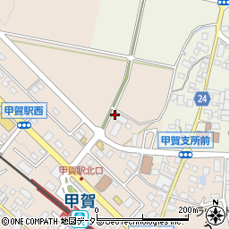 滋賀県甲賀市甲賀町大原市場772周辺の地図