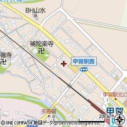 滋賀県甲賀市甲賀町大原市場804周辺の地図