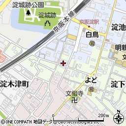 ＪＡ京都中央淀周辺の地図