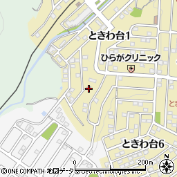 大阪府豊能郡豊能町ときわ台1丁目21周辺の地図
