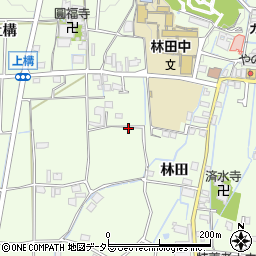 兵庫県姫路市林田町中構100-1周辺の地図