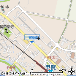 滋賀県甲賀市甲賀町大原市場809周辺の地図