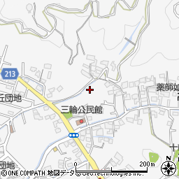 静岡県藤枝市岡部町三輪周辺の地図
