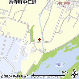 兵庫県姫路市香寺町中仁野441周辺の地図