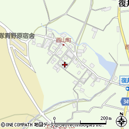 兵庫県小野市復井町1830周辺の地図