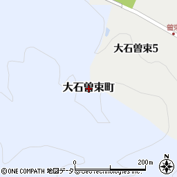 滋賀県大津市大石曽束町周辺の地図