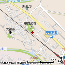 滋賀県甲賀市甲賀町大原市場854周辺の地図