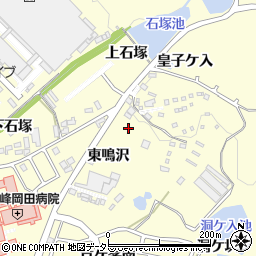 愛知県額田郡幸田町坂崎東鳴沢26-8周辺の地図
