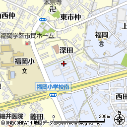 愛知県岡崎市上地町赤菱23-3周辺の地図