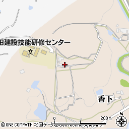 兵庫県三田市香下2095-60周辺の地図