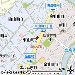 愛知県碧南市東山町2丁目17周辺の地図