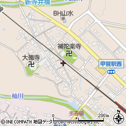 滋賀県甲賀市甲賀町大原市場460周辺の地図