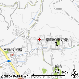 静岡県藤枝市岡部町三輪513周辺の地図