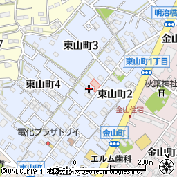愛知県碧南市東山町3丁目78周辺の地図