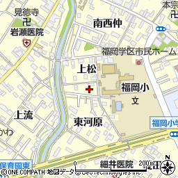 愛知県岡崎市福岡町上松26周辺の地図
