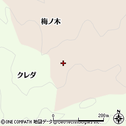 愛知県岡崎市鹿勝川町（梅ノ木）周辺の地図