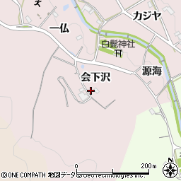 愛知県岡崎市大幡町会下沢29周辺の地図