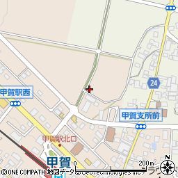 滋賀県甲賀市甲賀町大原市場556周辺の地図