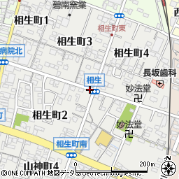 愛知県碧南市相生町周辺の地図