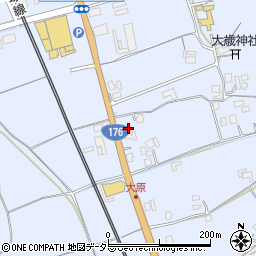兵庫県三田市大原381周辺の地図
