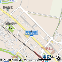 滋賀県甲賀市甲賀町大原市場799周辺の地図