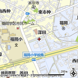 愛知県岡崎市上地町赤菱18-5周辺の地図