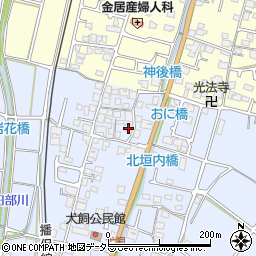 兵庫県姫路市香寺町犬飼363周辺の地図