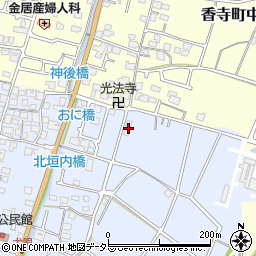 兵庫県姫路市香寺町犬飼317-2周辺の地図