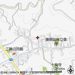 静岡県藤枝市岡部町三輪516周辺の地図