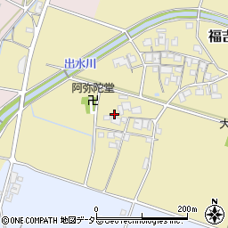 兵庫県加東市福吉周辺の地図