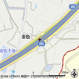 愛知県常滑市金山金色周辺の地図
