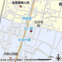 兵庫県姫路市香寺町犬飼328-15周辺の地図