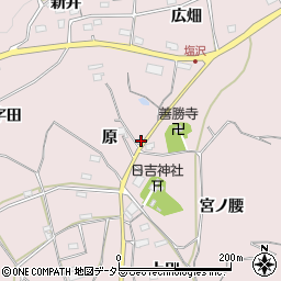 愛知県新城市日吉原周辺の地図