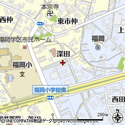 愛知県岡崎市上地町赤菱18-3周辺の地図